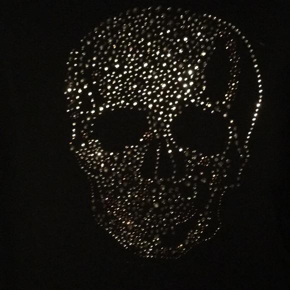 Black SKULL Jacket Blazer elbow patch OSLEY 38 - Picture 3 of 8